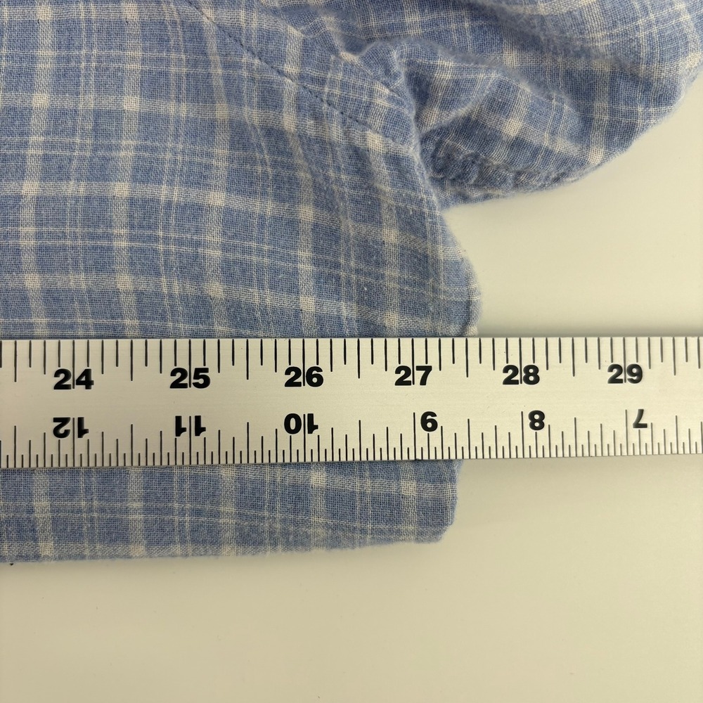 UNTUCKit Mens XXXL Cillar Blue Plaid Cotton Long Sleeve Button Down Shirt XXX-L - Picture 5 of 8